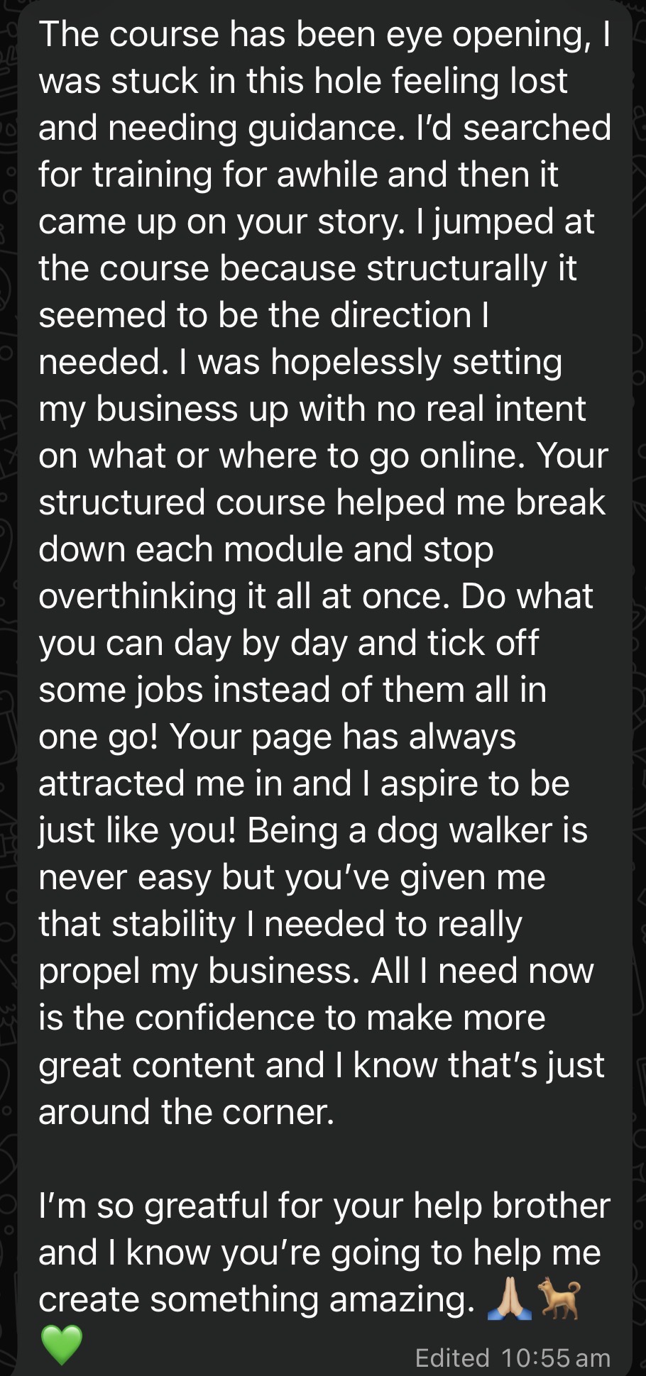 Client review
