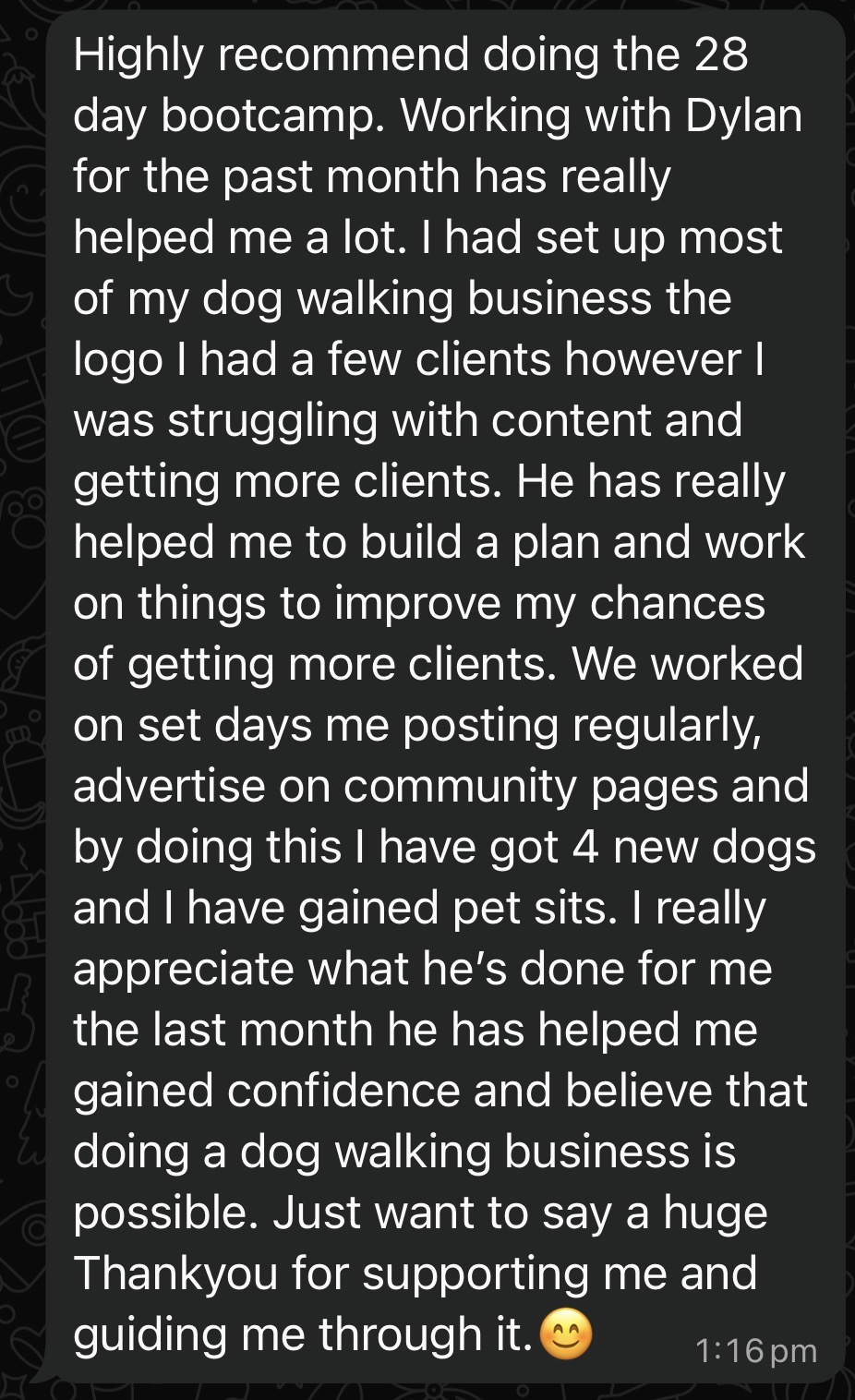 Client review