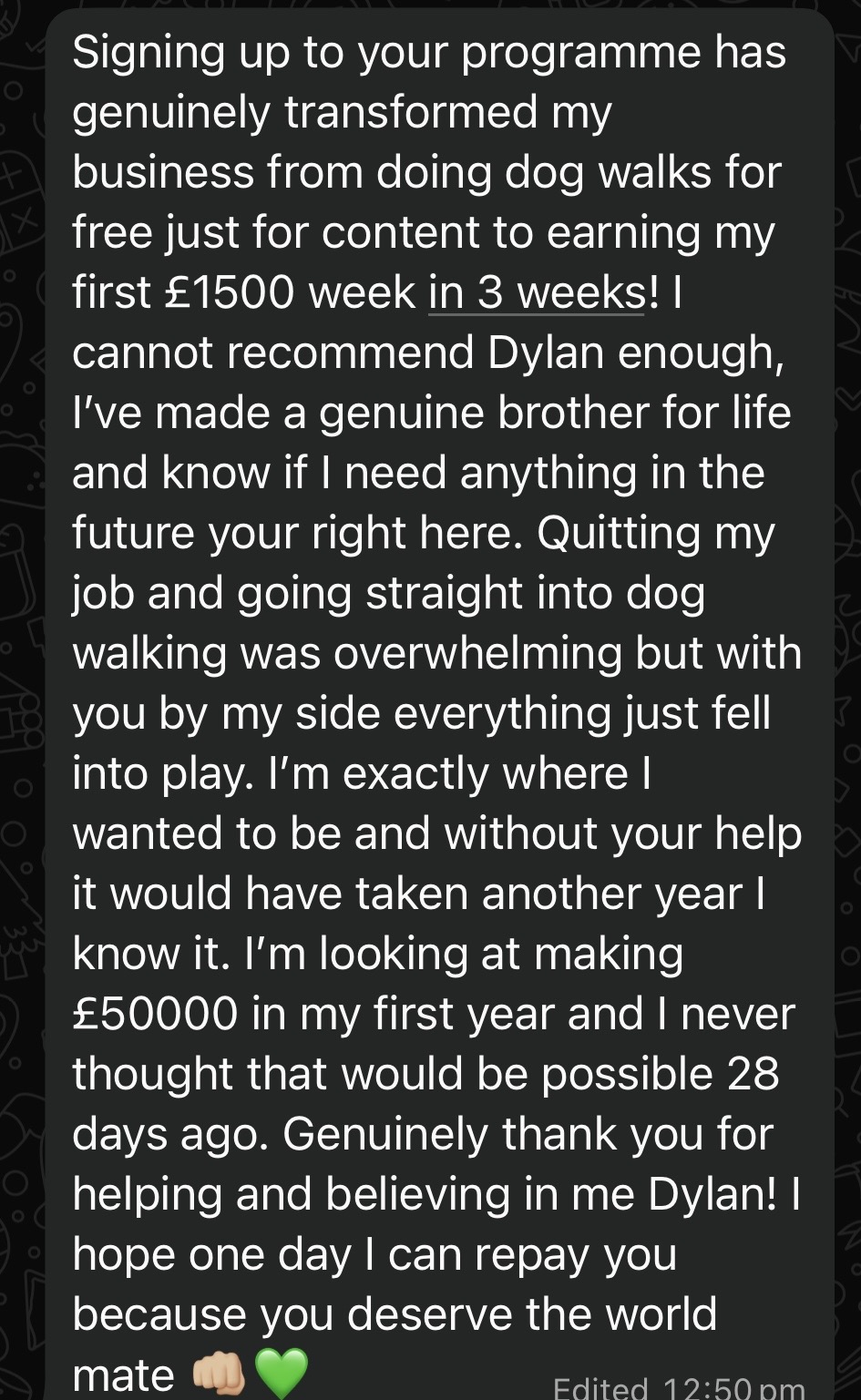 Client review